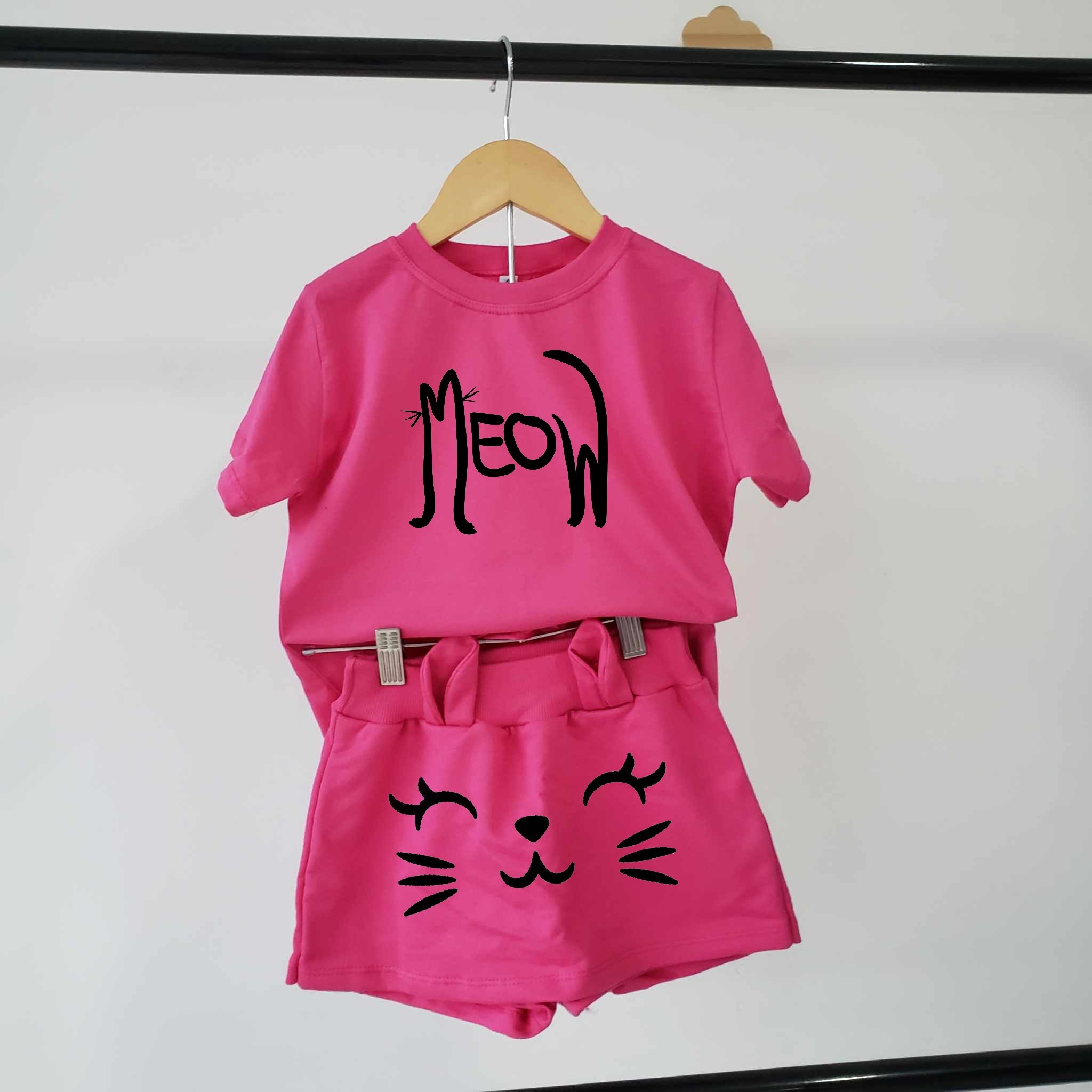 Conjunto gatinha pink