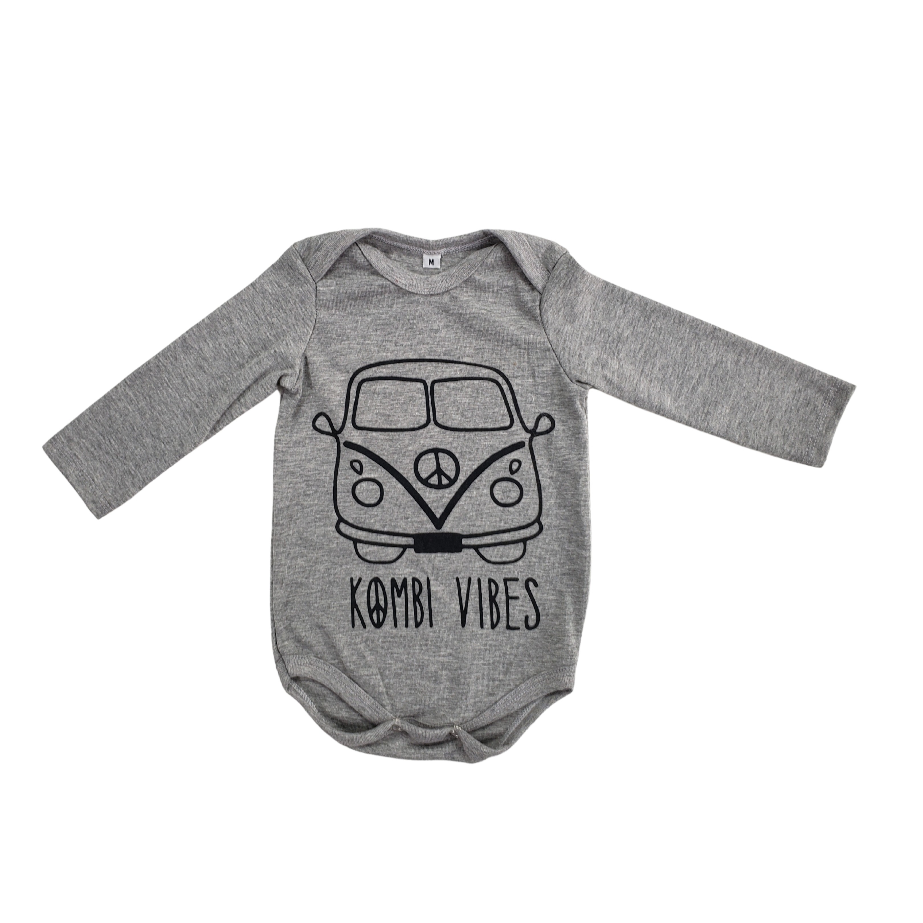 Body Longo Cinza Kombi Vibes