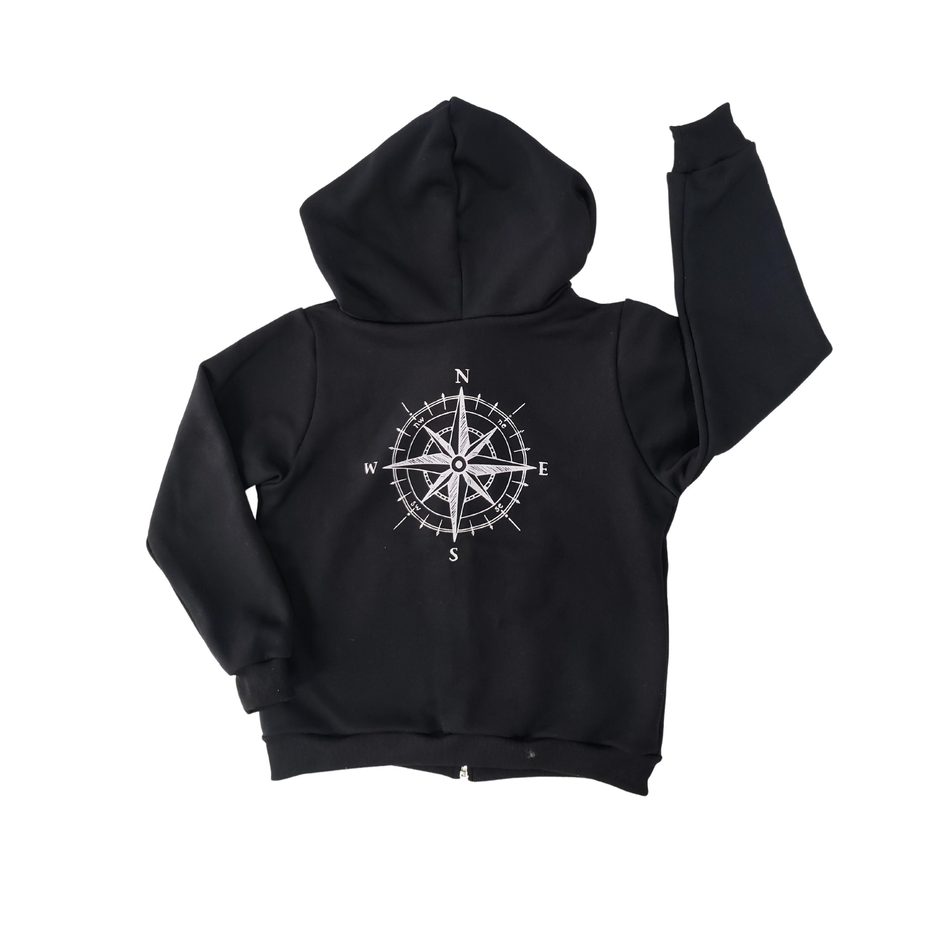 Jaqueta Preta Rosa dos Ventos