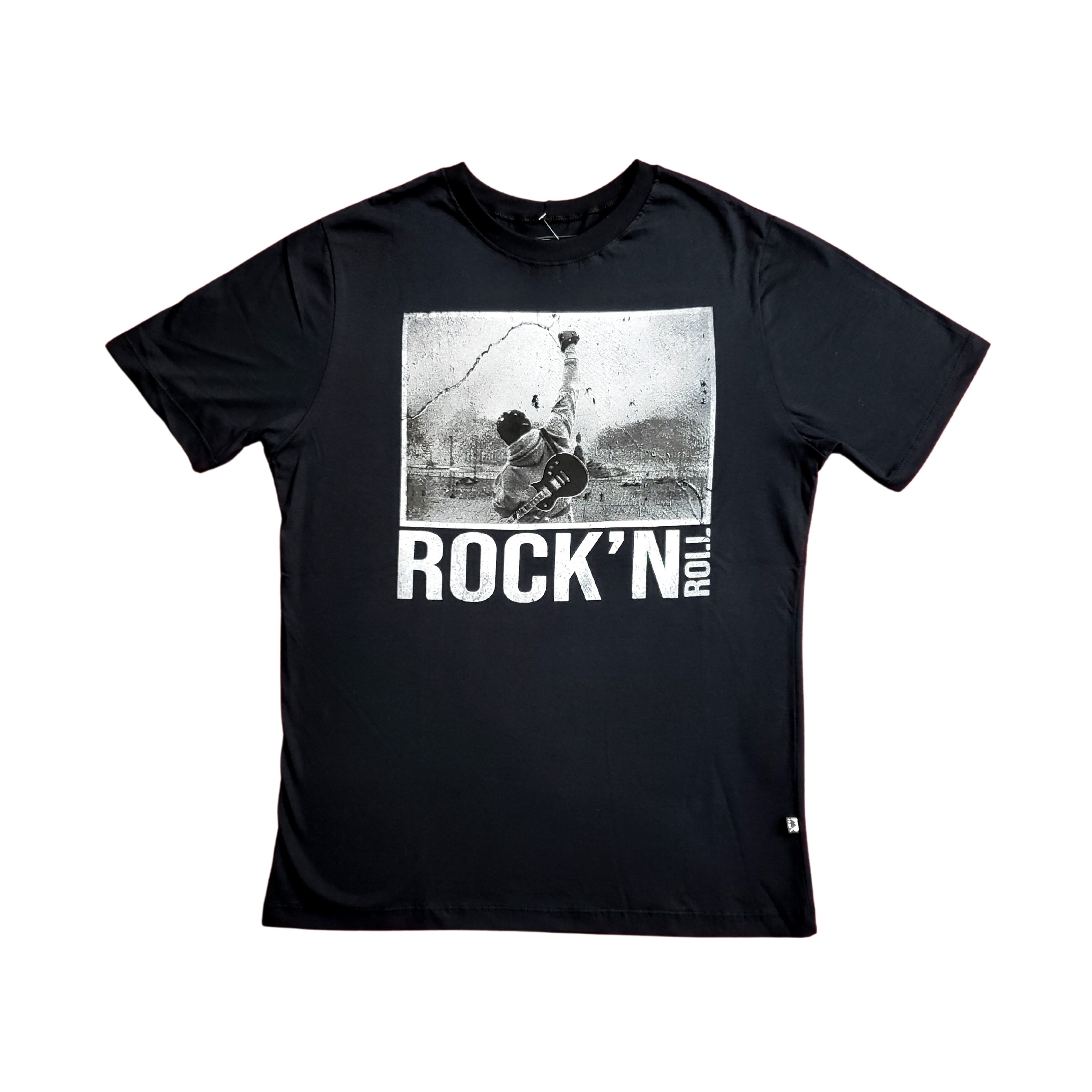 Camiseta Preta Rock'n Adulto