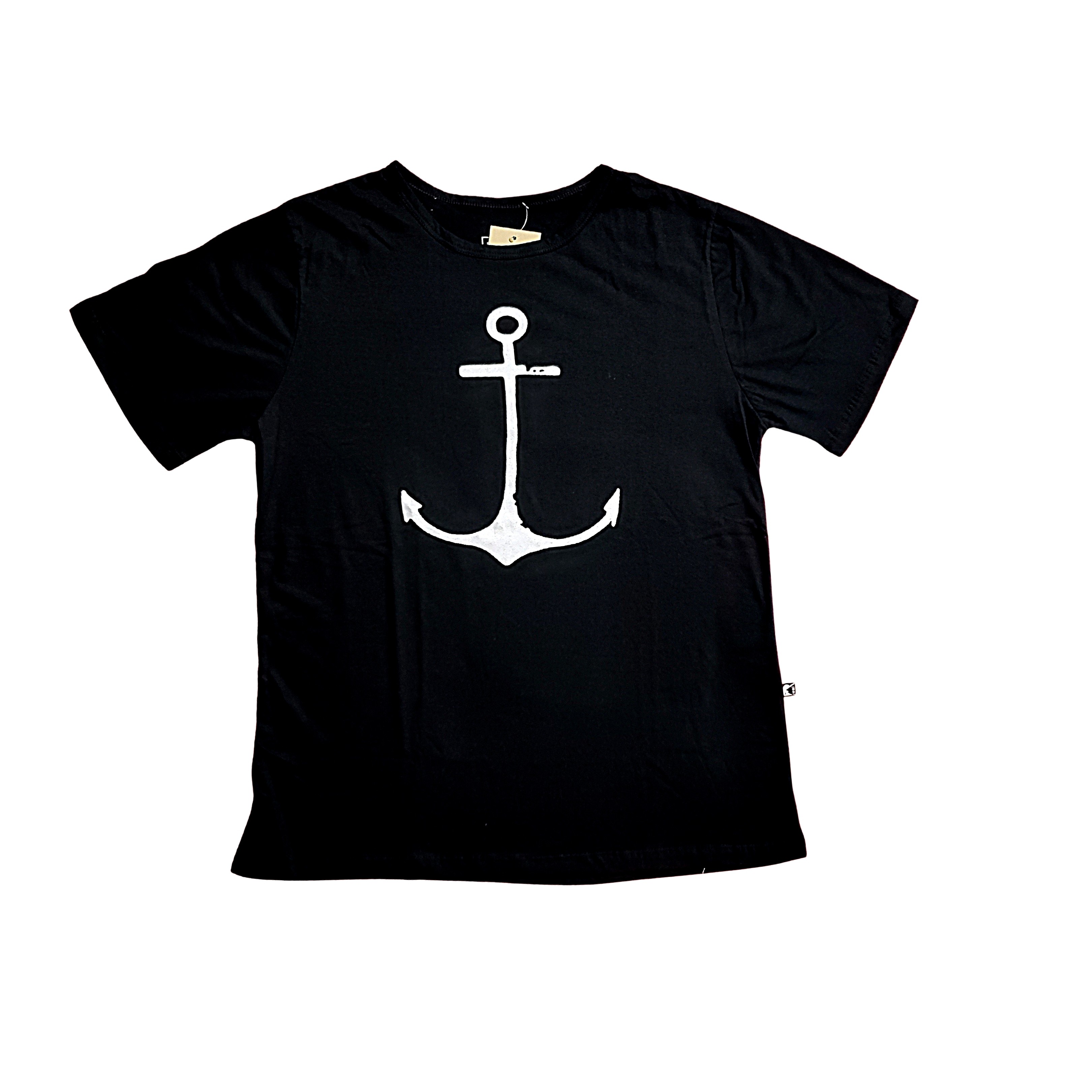 Camiseta Preto Âncora Adulto