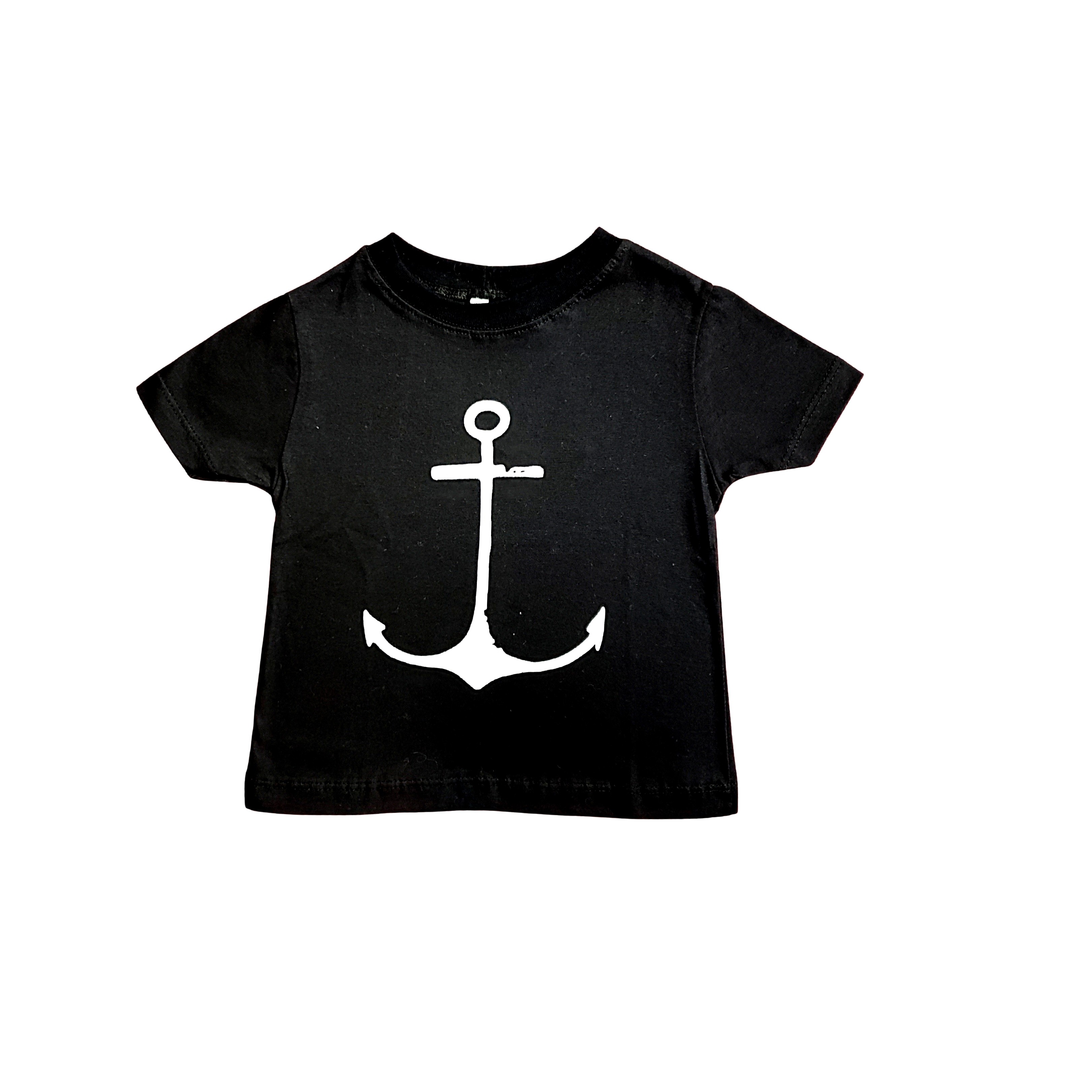 Camiseta Preto Âncora
