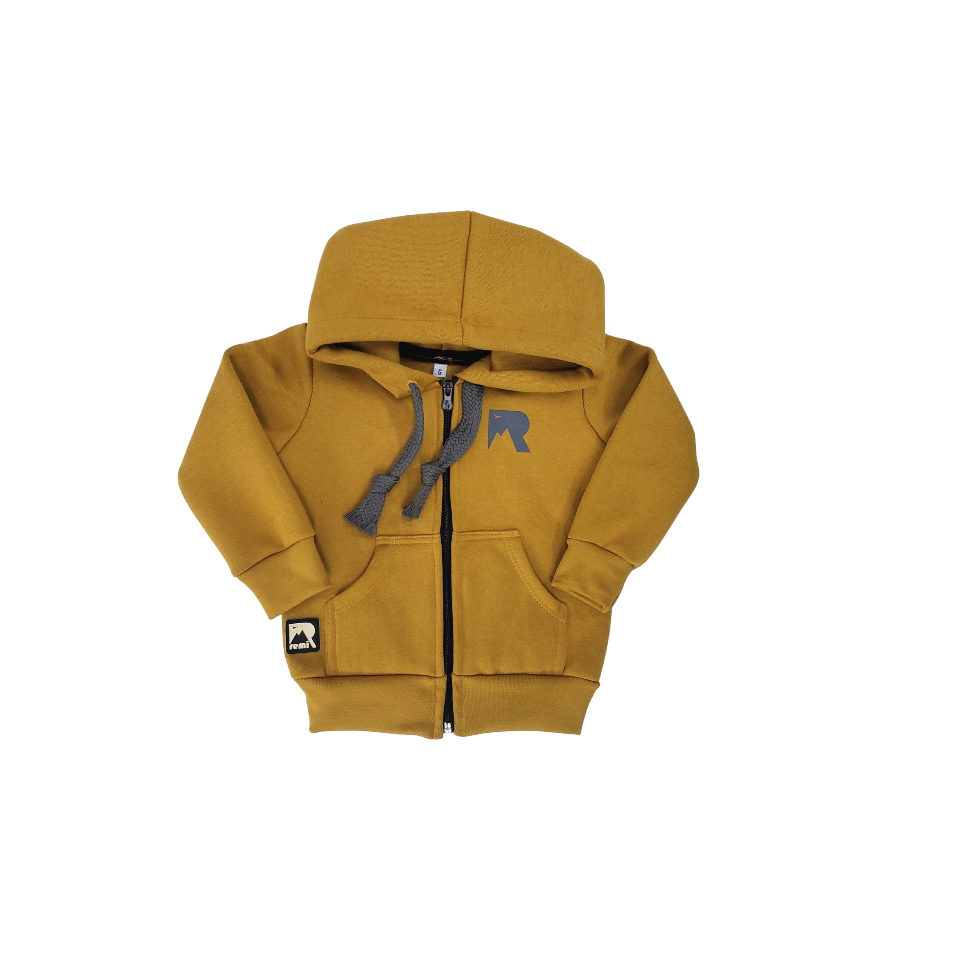 Jaqueta Moletom Remi Mostarda