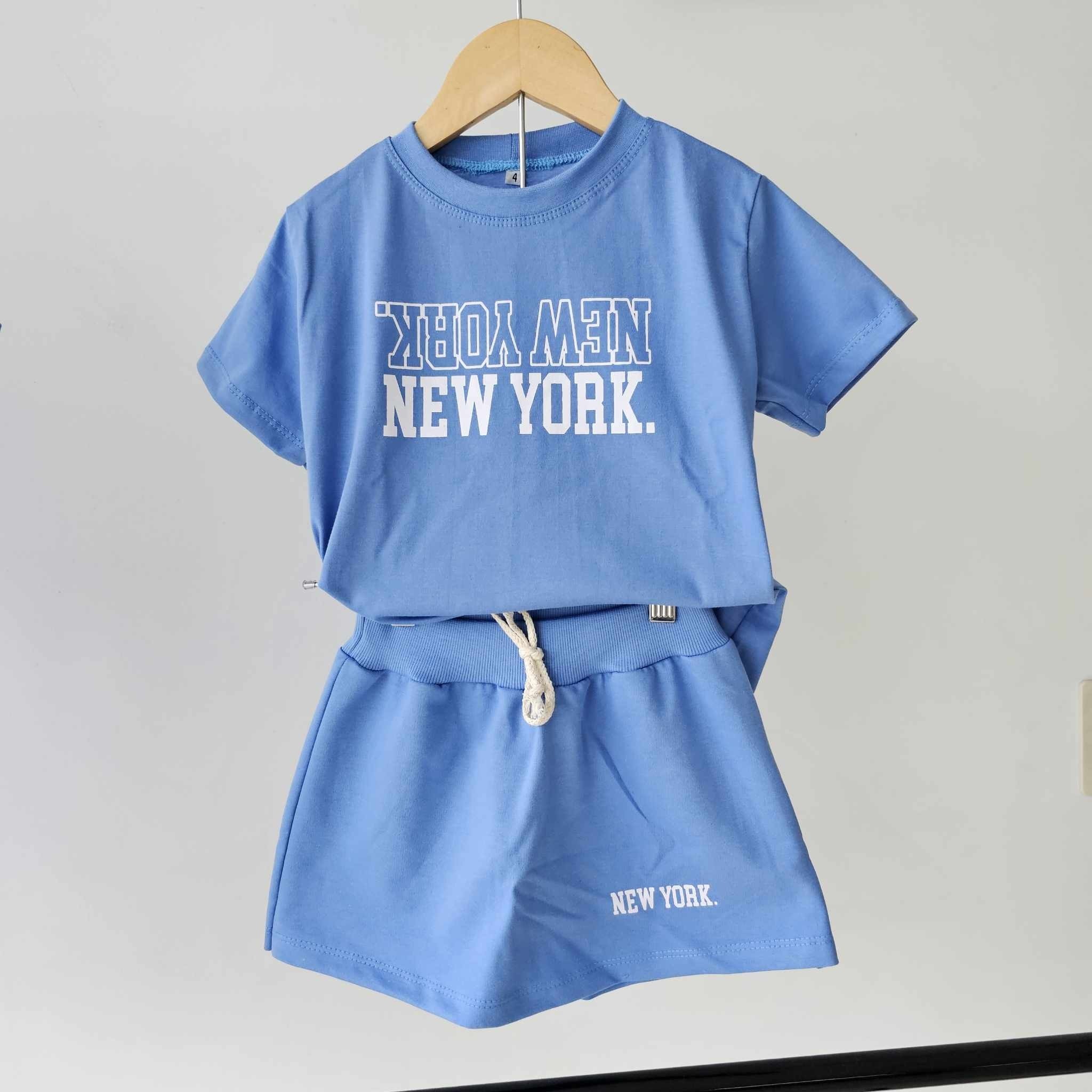 Conjunto Feminino azul new york espelhado