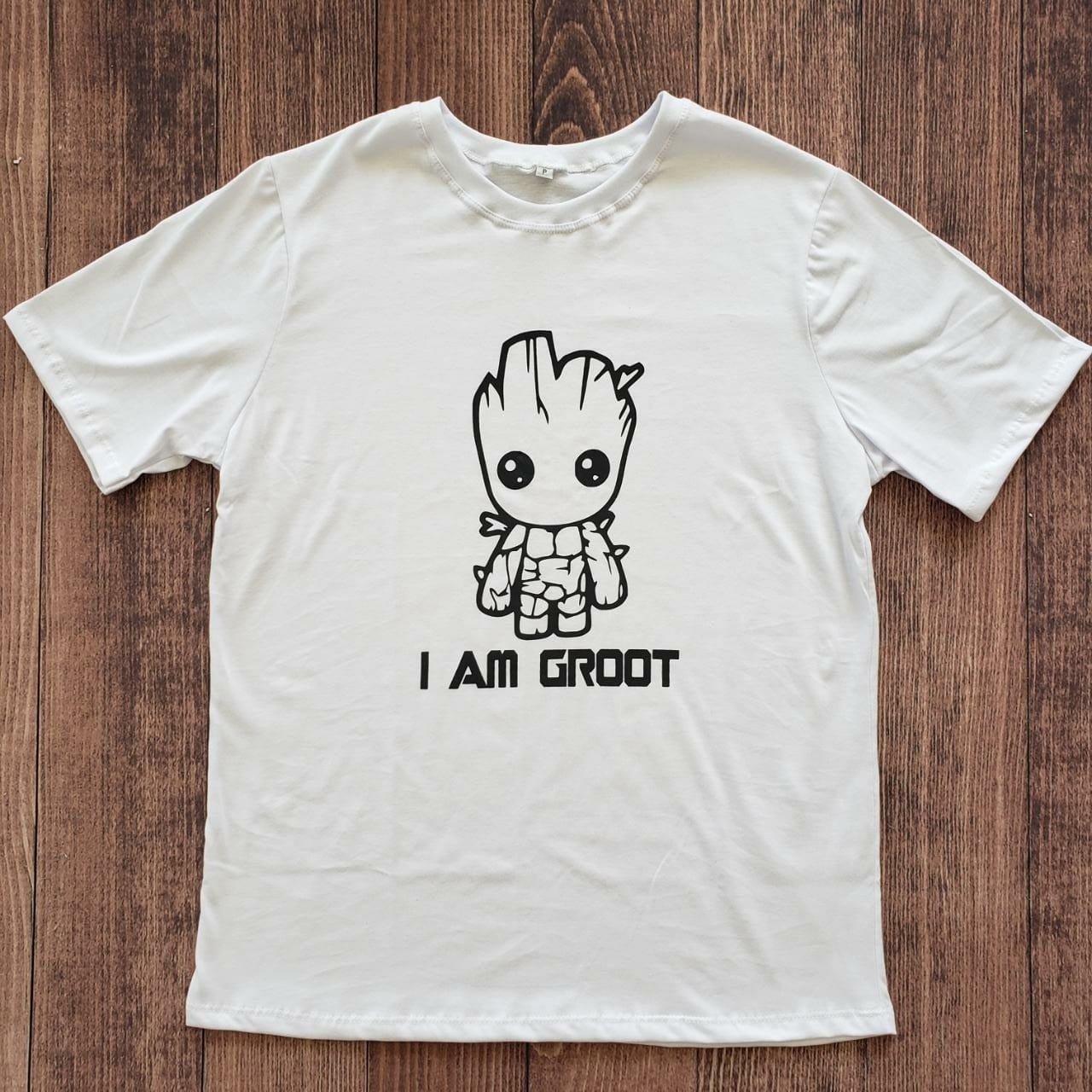 Camiseta Branca I am Groot Adulto