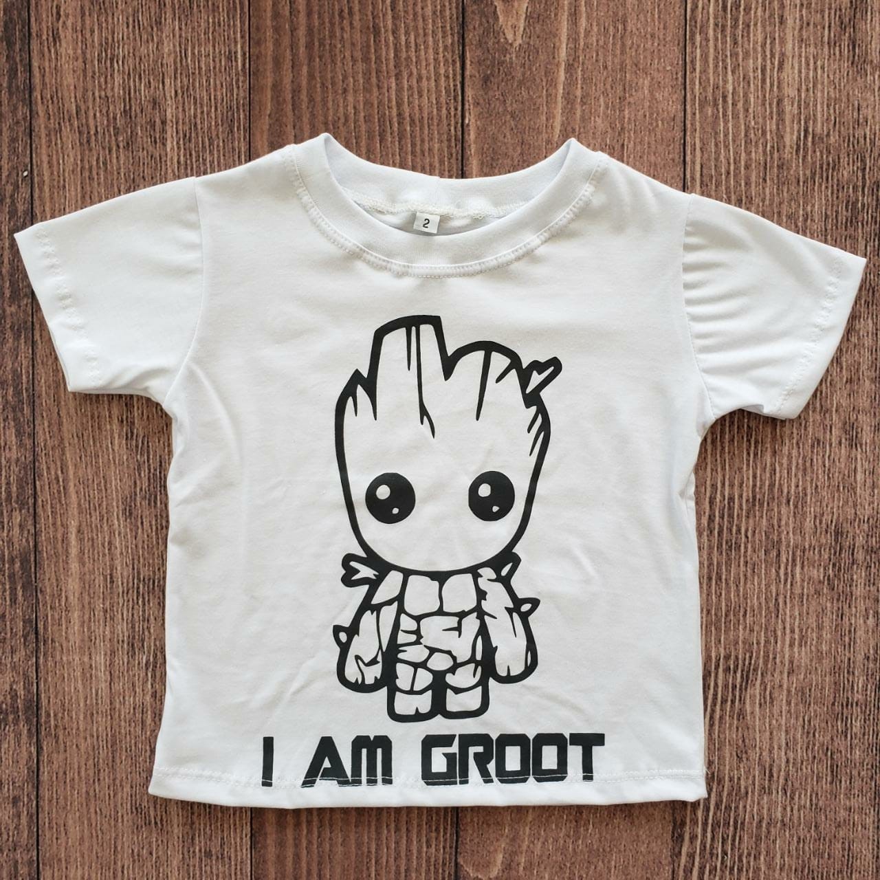 Camiseta Branca I am Groot