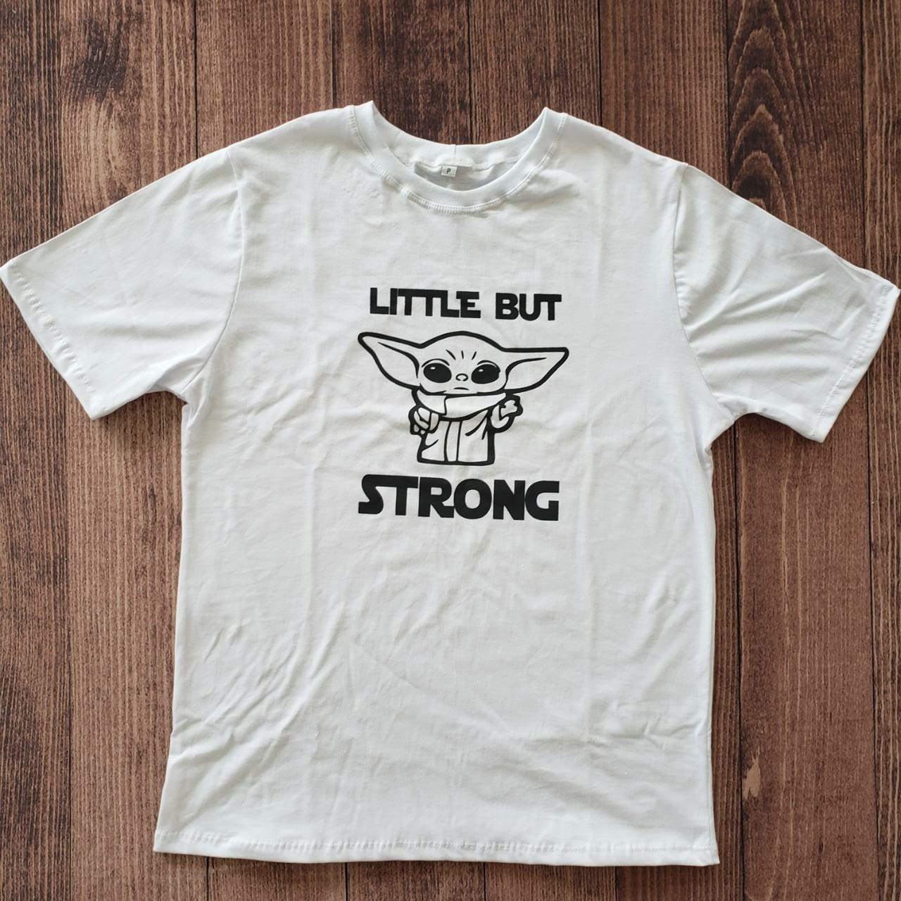Camiseta Branco Little But Strong Adulto