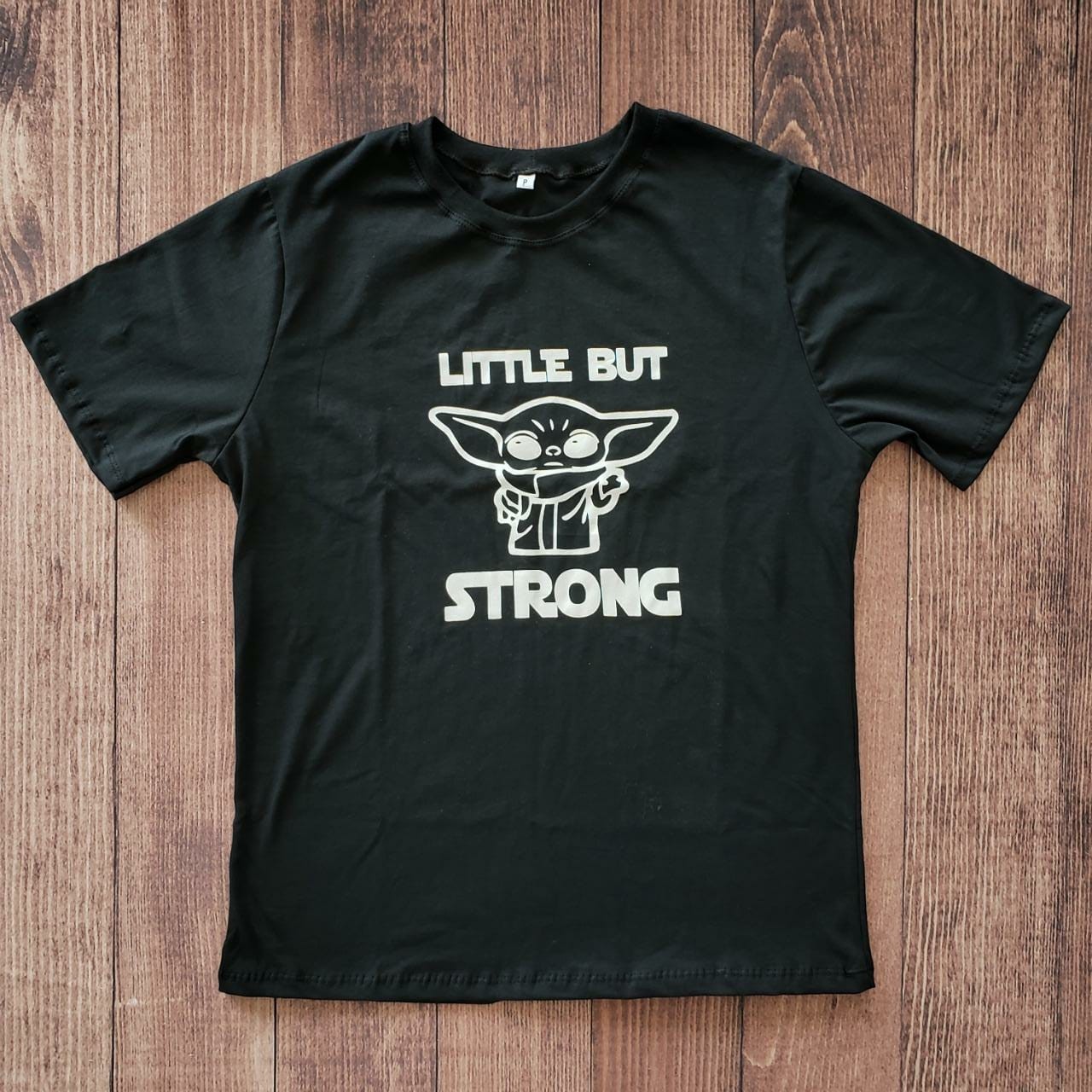 Camiseta Preto Little But Strong Juvenil