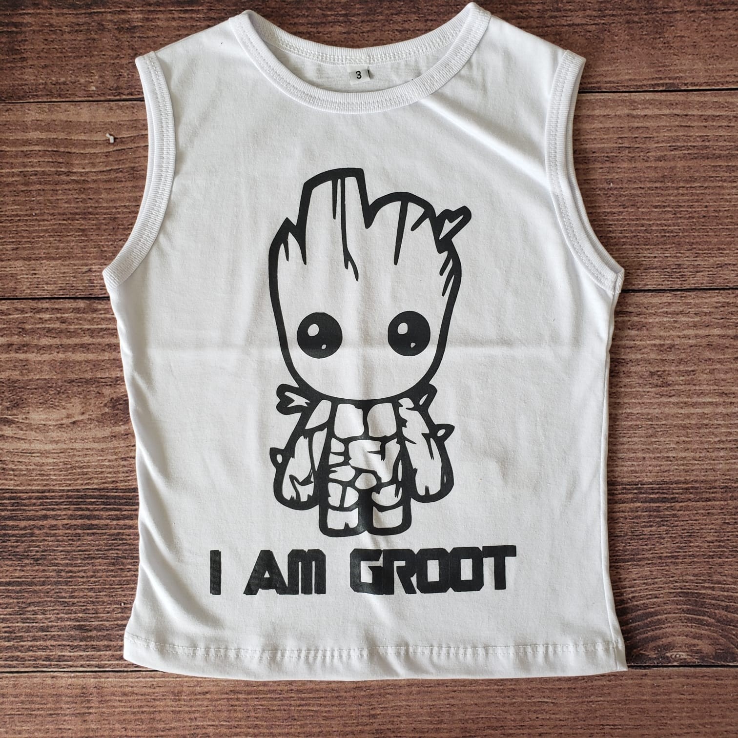 Regata Branca I Am Groot