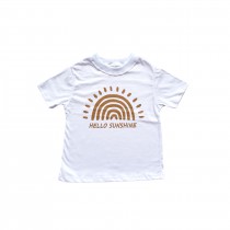 Camiseta Branca Hello Sunshine