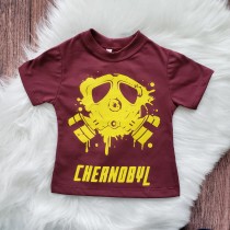 Camiseta Bordô Chernobyl