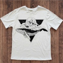 camiseta baleia adulta masculina