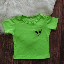 Camiseta Verde Neon Alien