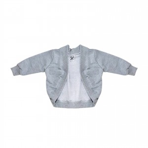 Blazer Moletom Cinza