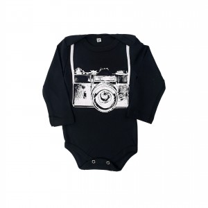 Body Longo Preto Câmera