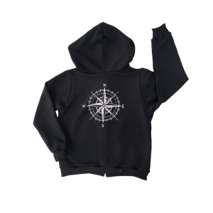 Jaqueta Preta Rosa dos Ventos