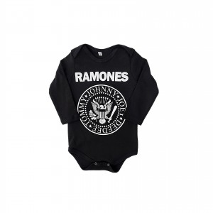 Body Longo Preto Ramones