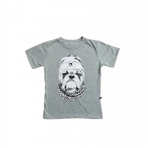 Camiseta Cinza Bulldog