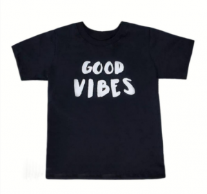 Camiseta Preto Good Vibes