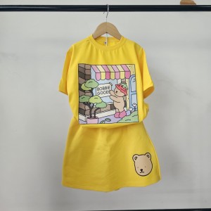 conjunto verão feminino amarelo bobbie goods