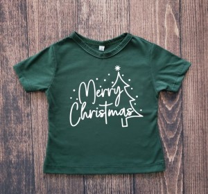 Camiseta Verde Merry Christmas