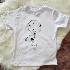 Camiseta Branca Astronauta